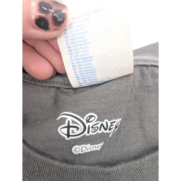 Disney Villains Port & Company Chernabog Fantasia Grey T-Shirt Size Large - Picture 2 of 8